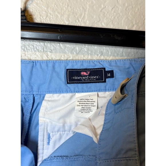 Vineyard Vines Kids Twill Pants Size 14 Blue Classic Casual - Picture 3 of 3